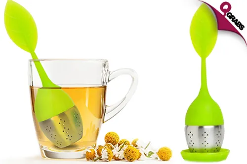 From QR29, Cozy up with a Fun Cup of Tea with Adorable Tea Infusers - Available in Cute Mr. Tea & Tea Leaf Designs! (Up to QR98 Value)